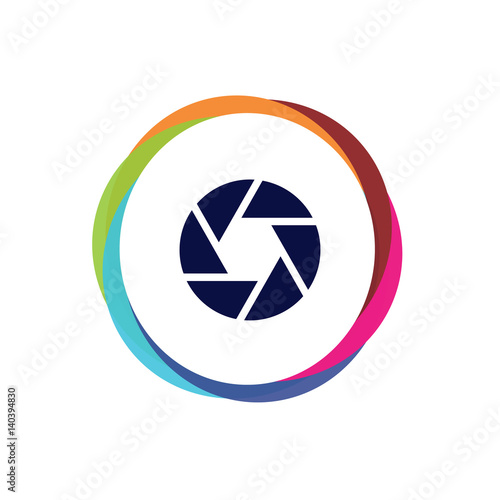 Abstract  Multicolor  App  Button