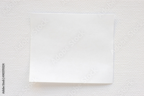 Memo paper sheet over canva...