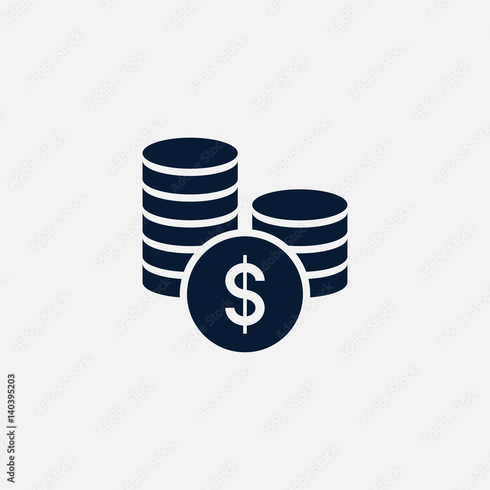 Money icon simple illustration