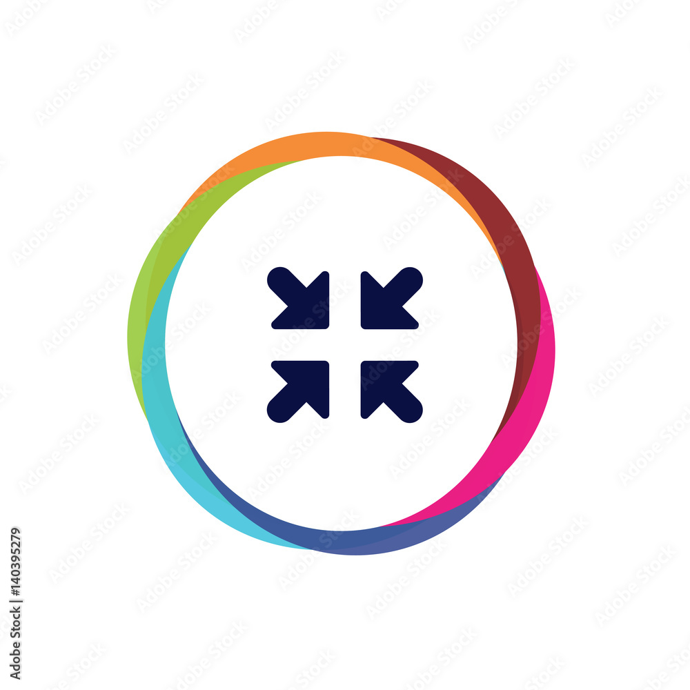Abstract Multicolor App Button Abstract Multicolor App Button