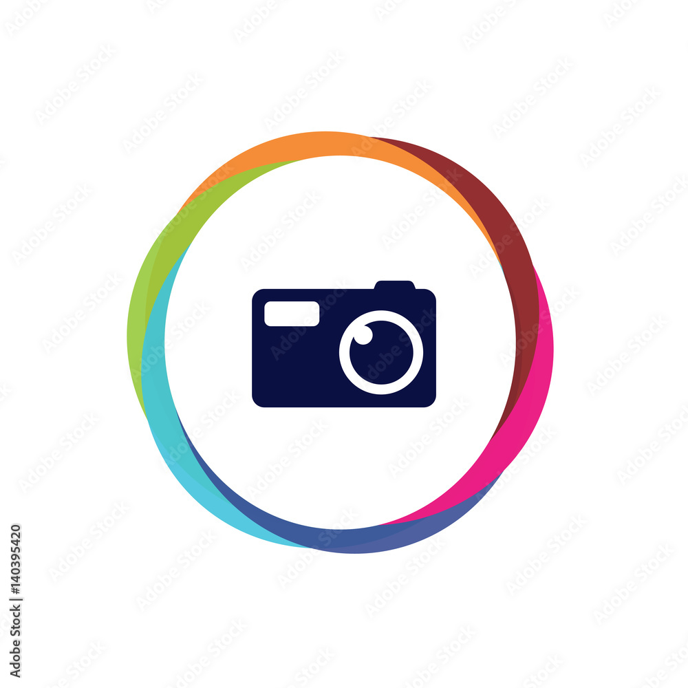 Abstract Multicolor App Button Abstract Multicolor App Button