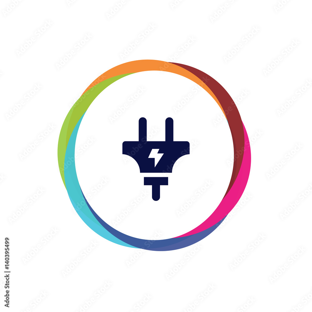 Abstract  Multicolor  App  Button