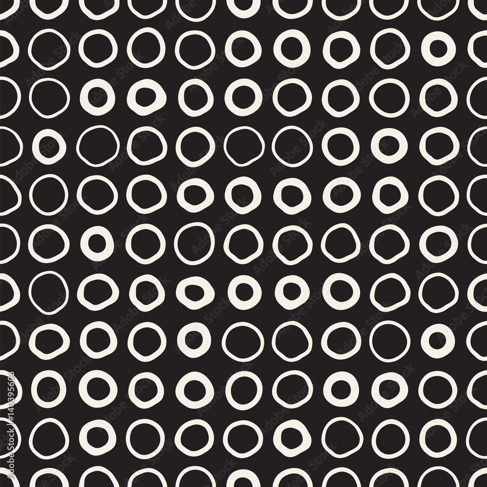 Vector Seamless Childlike Pattern. Abstract Background With Brush Lines. Hand Drawn Geometric Shapes Texture Vector Seamless Childlike Pattern. Abstract Background With Brush Lines. Hand Drawn Geometric Shapes Texture