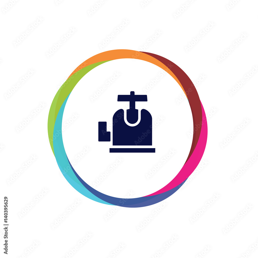 Abstract Multicolor App Button Abstract Multicolor App Button