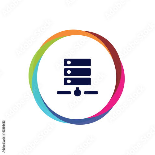 Abstract  Multicolor  App  Button