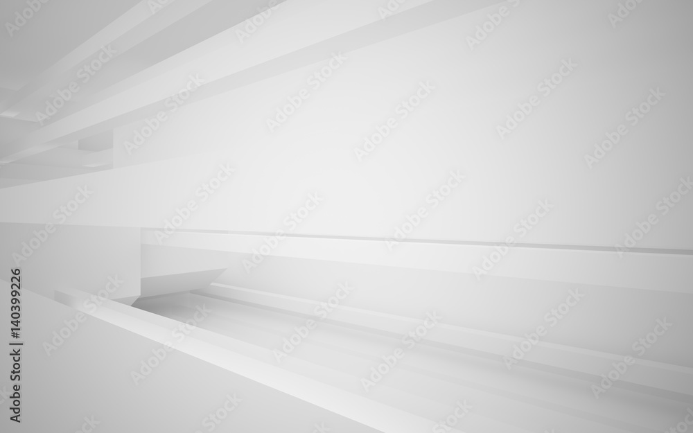 Abstract white interior with neon lighting. 3D illustration and rendering. Abstract white interior with neon lighting. 3D illustration and rendering.