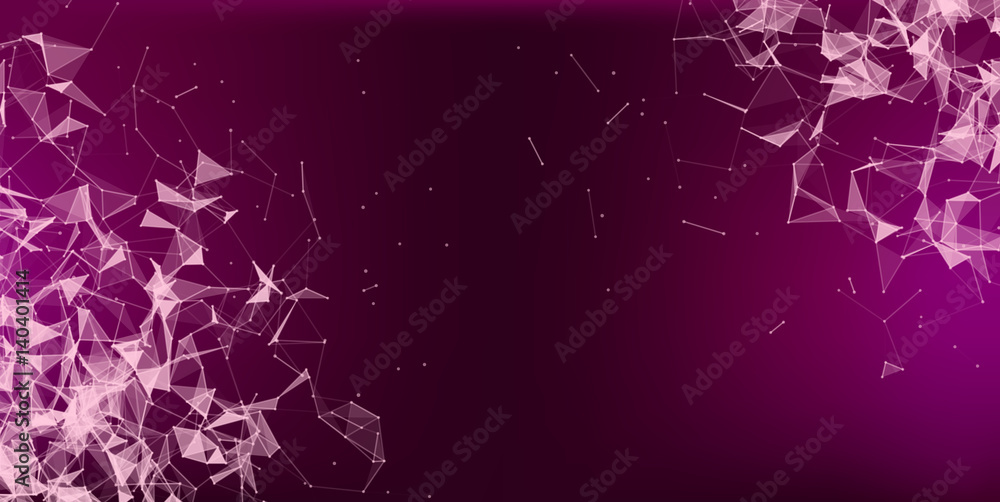 Abstract Plexus Background  - vector illustration