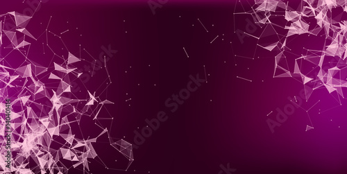 Abstract Plexus Background - vector illustration