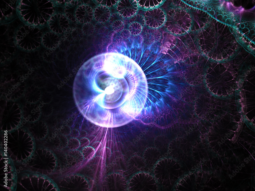 Abstract Shine Ball - Fractal Art Abstract Shine Ball - Fractal Art