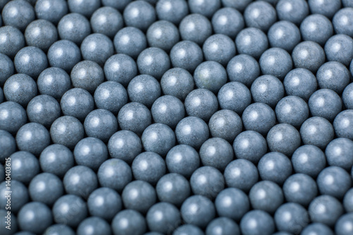 background of gray airsoft balls of 6mm © Vasiliy