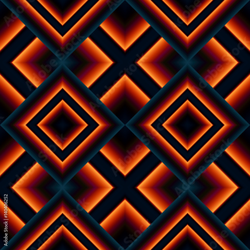 seamless pattern of rhombuses