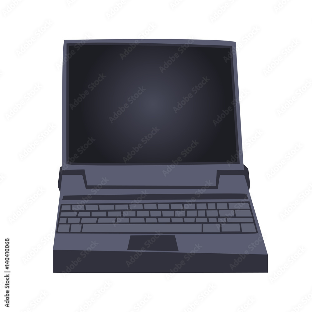Retro computer item classic antique technology style business personal equipment and vintage pc desktop hardware communication object vector illustration. Retro computer item classic antique technology style business personal equipment and vintage pc desktop hardware communication object vector illustration.
