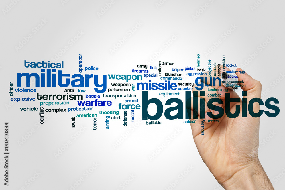 Ballistics word cloud Ballistics word cloud