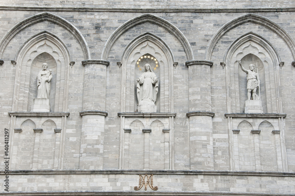 Notre Dame Basilica Facade - Montreal - Canada