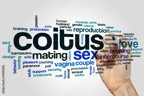 Φωτογραφία Coitus word cloud concept