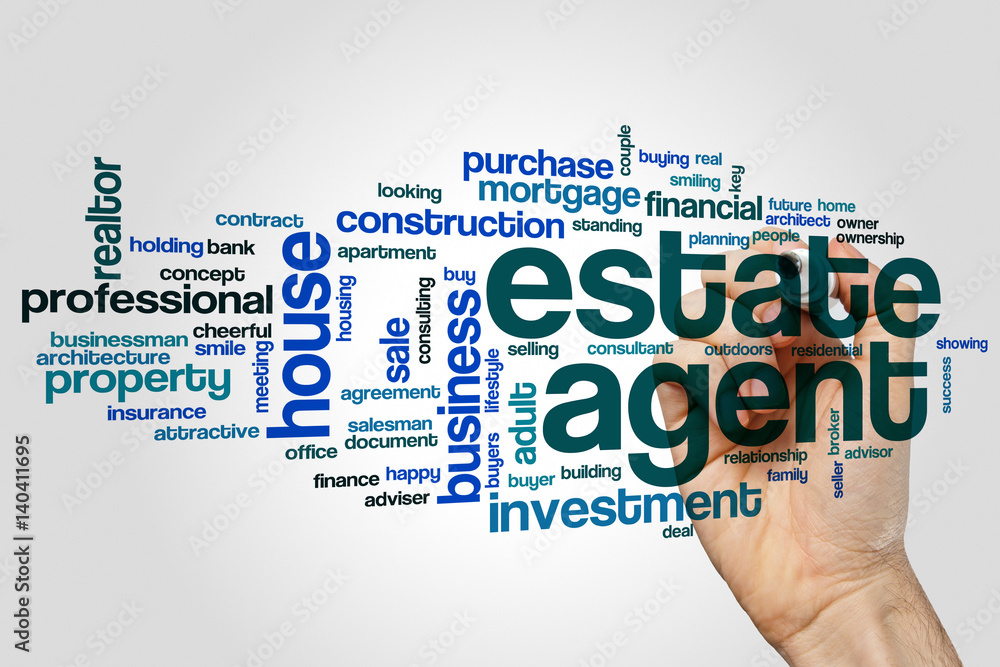 Estate agent word cloud