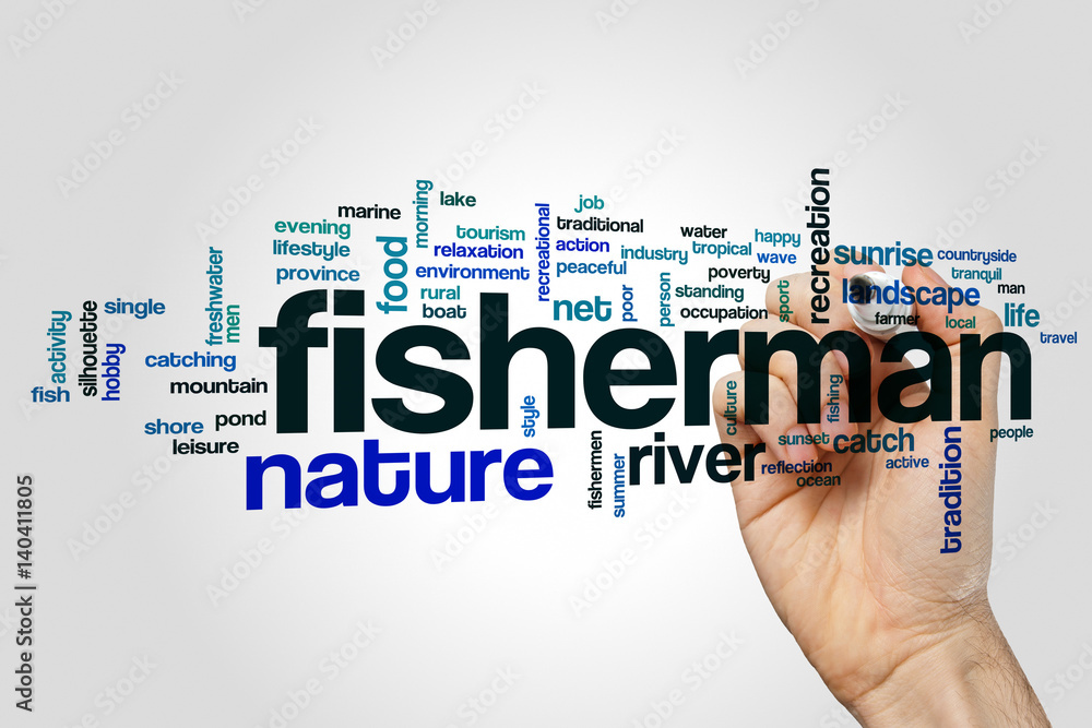 Fisherman word cloud Fisherman word cloud