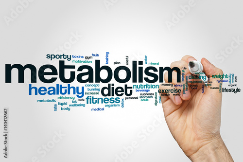 Metabolism word cloud photo