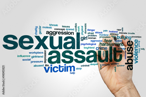 Sexual assault word cloud