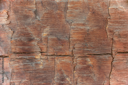 chiseled wood