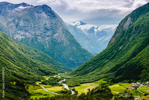 Stunning views of the valley. Norway