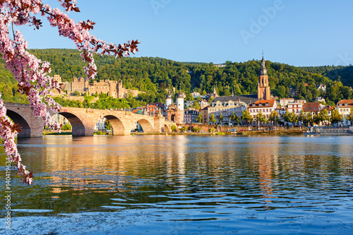 View on Heidelberg at spring, Germany photo