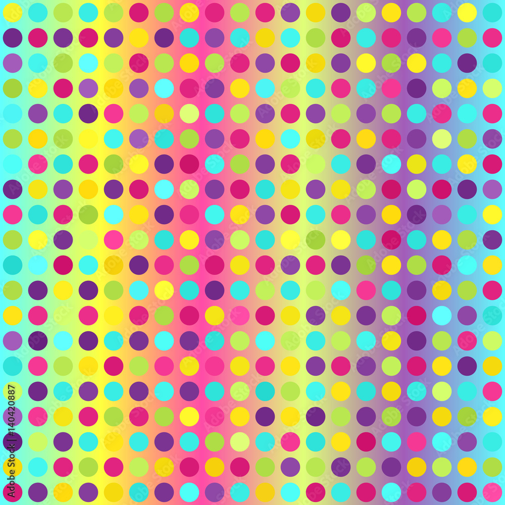 Polka dot pattern. Seamless vector geometric background Polka dot pattern. Seamless vector geometric background