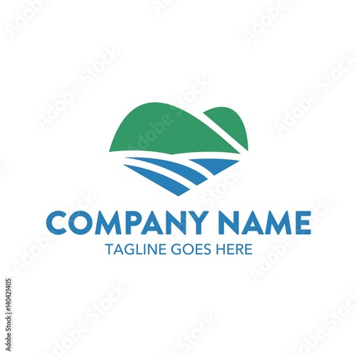 Landscape Unique Logo Template