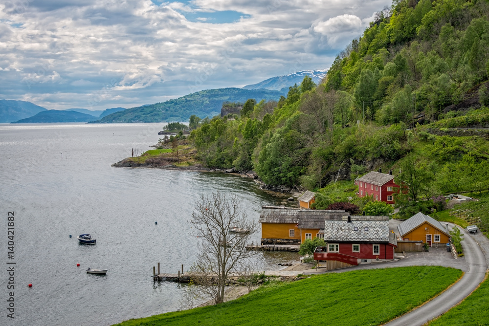 Hardanger fjord, Norway.