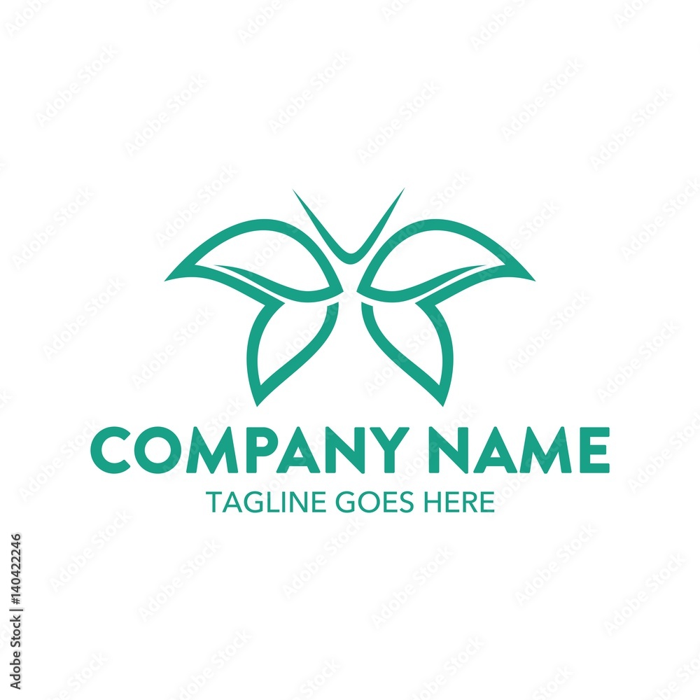 Unique Leaf Logo Unique Leaf Logo