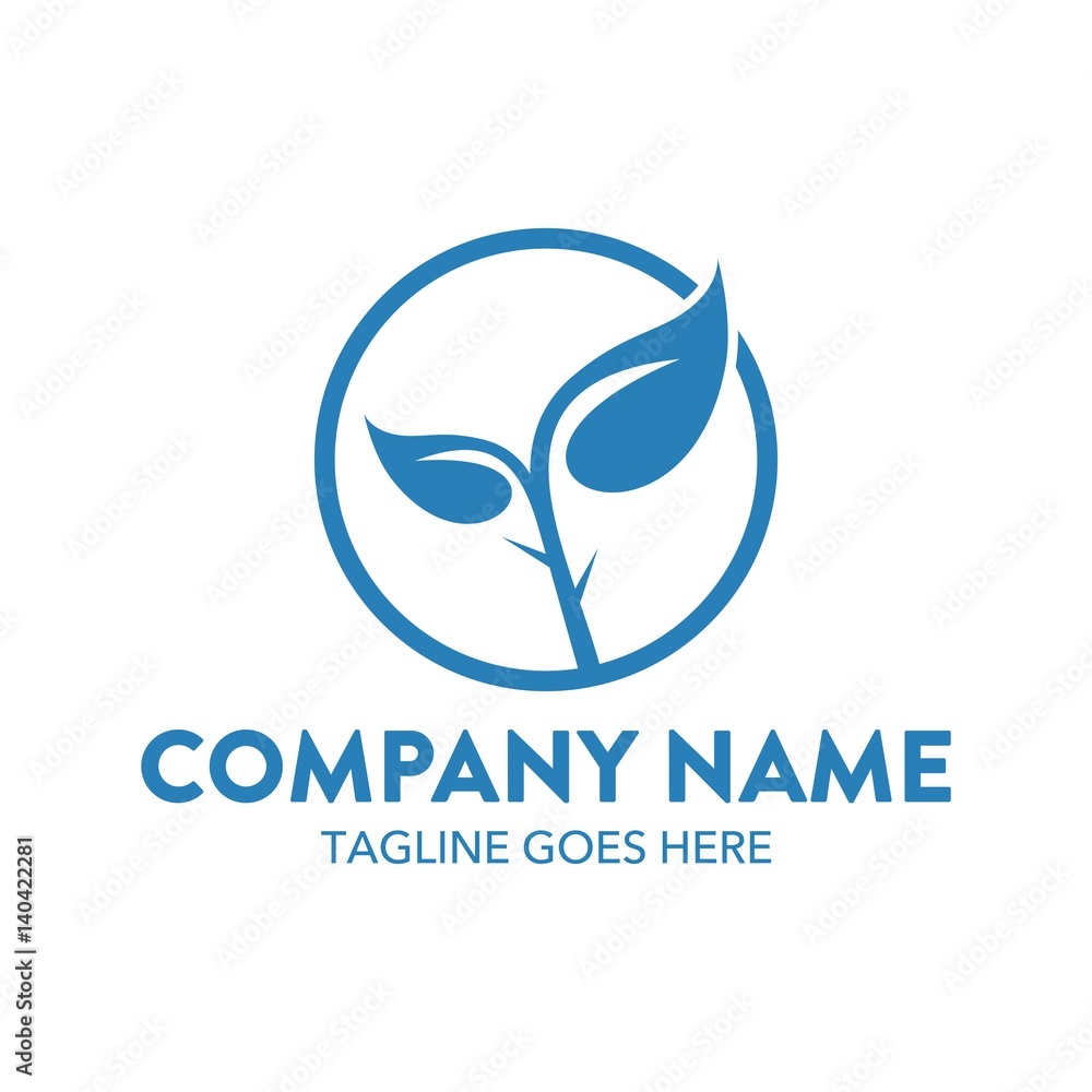 Unique Leaf Logo Unique Leaf Logo