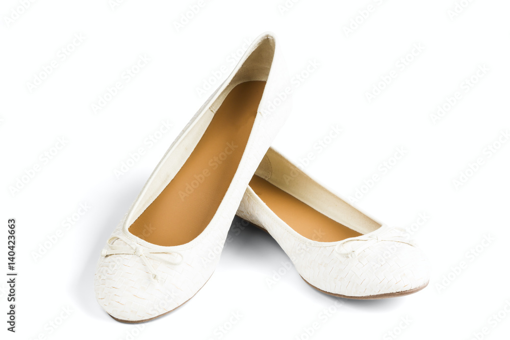 Fototapeta premium women's beige shoes