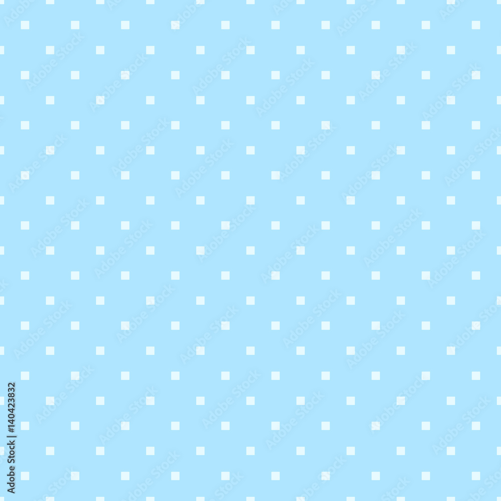 Square pattern seamless light blue two tone colors. Square abstract background vector.