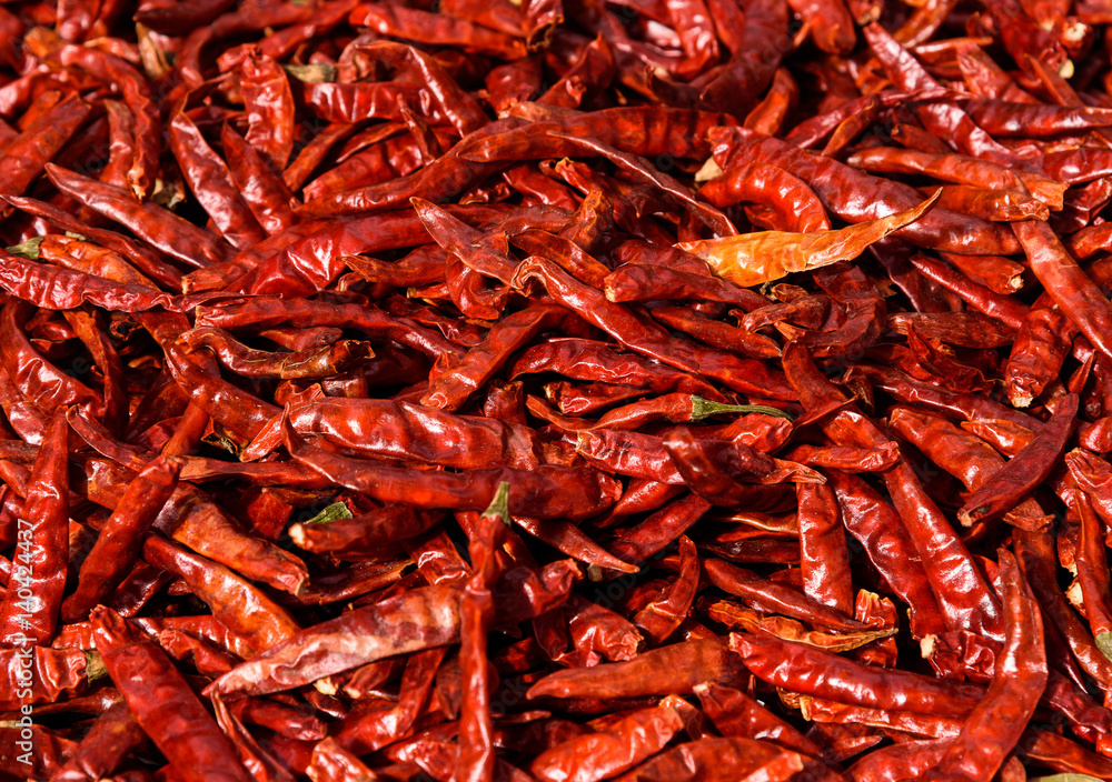 Dried red chilli or or chilli cayenne pepper use as background Dried red chilli or or chilli cayenne pepper use as background