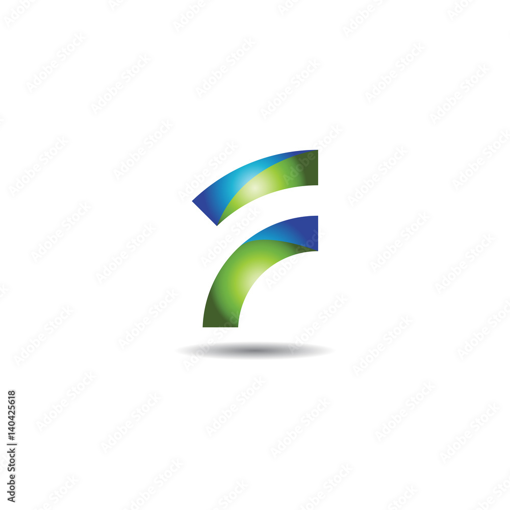 Letter F Abstract Logo Letter F Abstract Logo