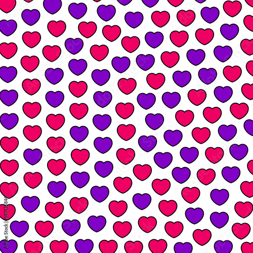 Beautiful shapes for Saint Valentines holiday, high definition design