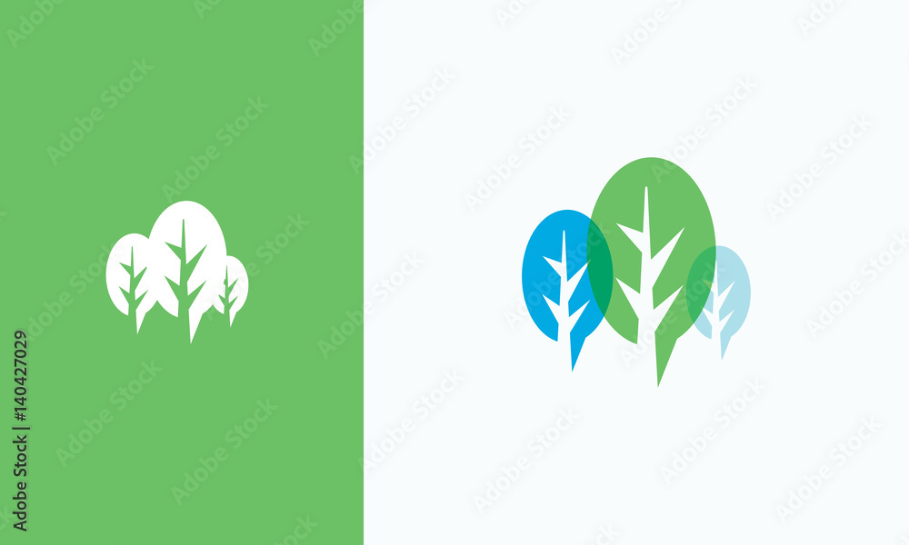 Green Logo Vector Stock Vector | Adobe Stock
