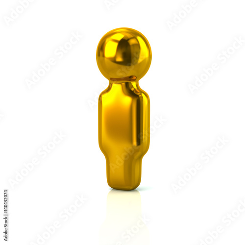 Gold user icon