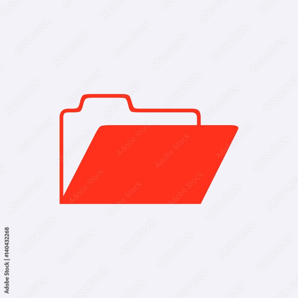 folder icon stock vector illustration flat design folder icon stock vector illustration flat design