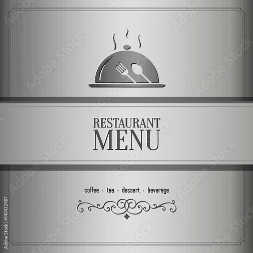 Restaurant Menu Design,  Metalline