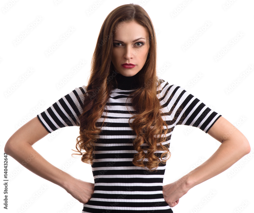 Angry pretty girl Angry pretty girl