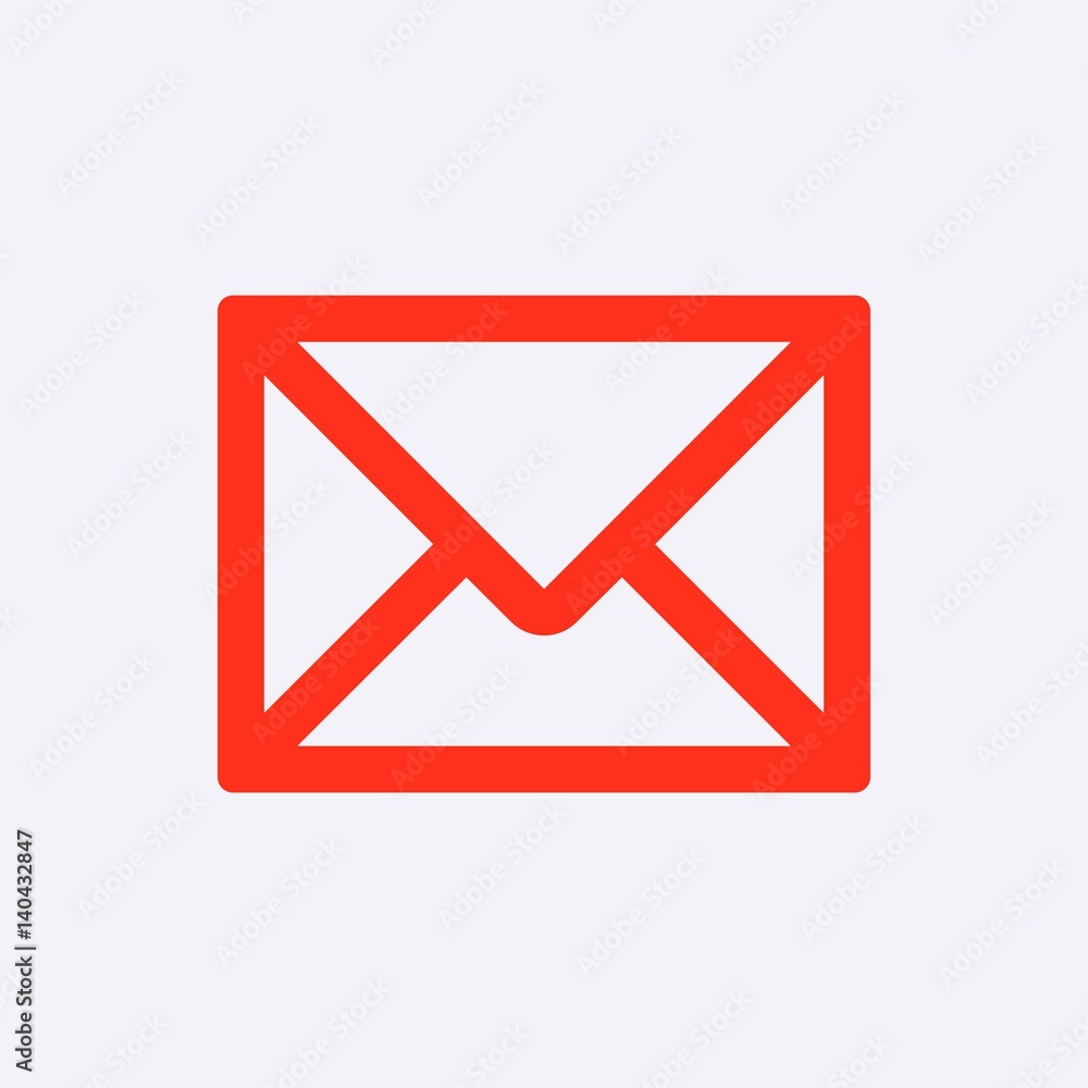 email icon stock vector illustration flat design email icon stock vector illustration flat design