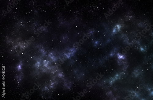 Colorful Nebula in Space Background