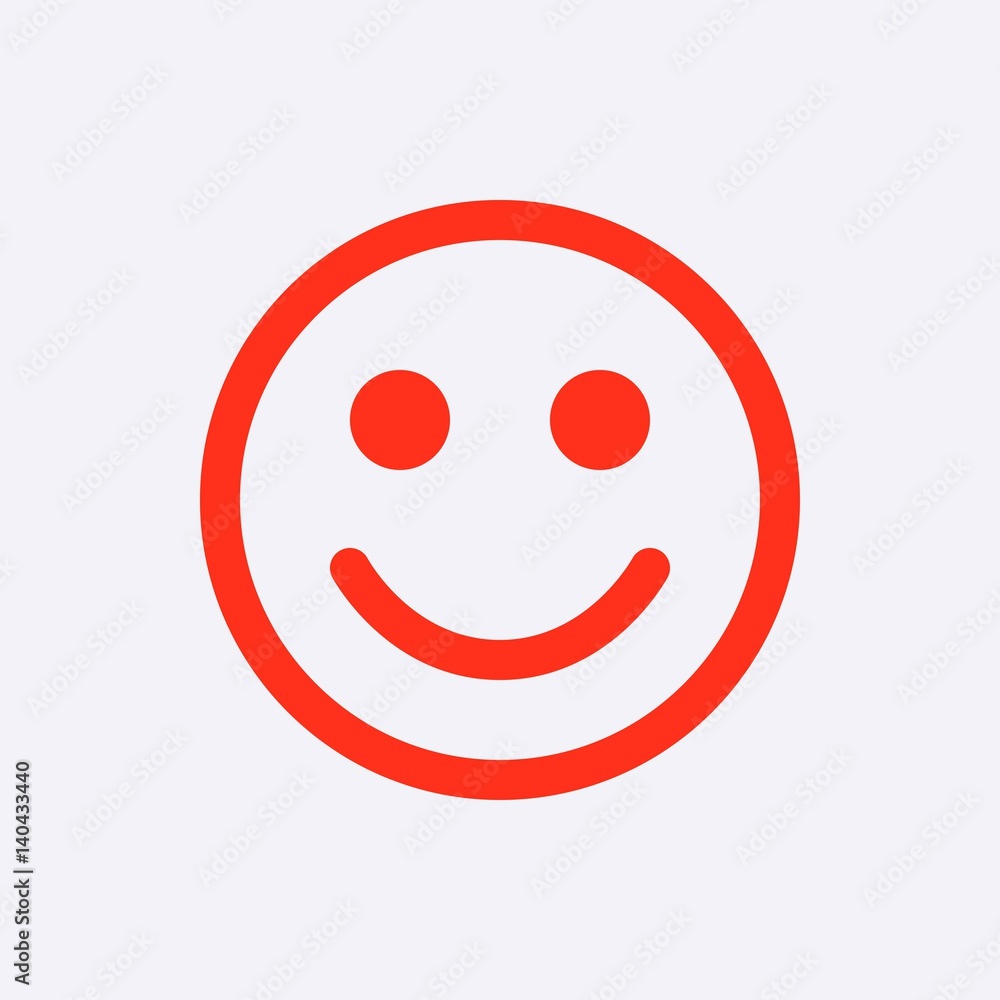 Smile icon stock vector illustration flat design Smile icon stock vector illustration flat design