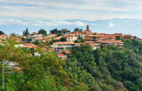 View of Signagi or Sighnaghi city. Georgia