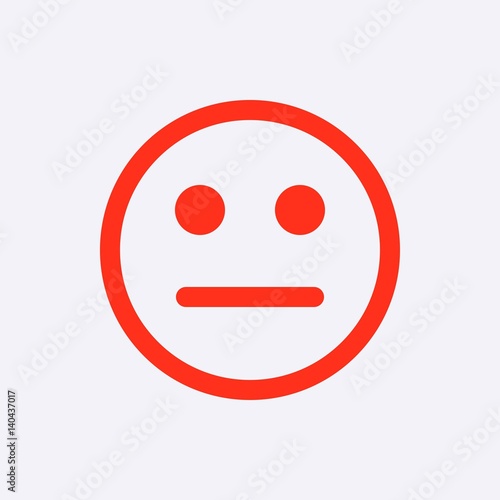 Smile icon stock vector illustration flat design
