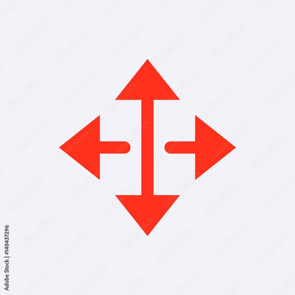 arrow icon stock vector illustration flat design arrow icon stock vector illustration flat design