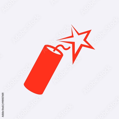 dynamite icon stock vector illustration flat design
