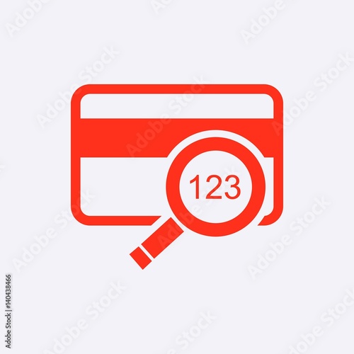 card credit icon stock vector illustration flat design