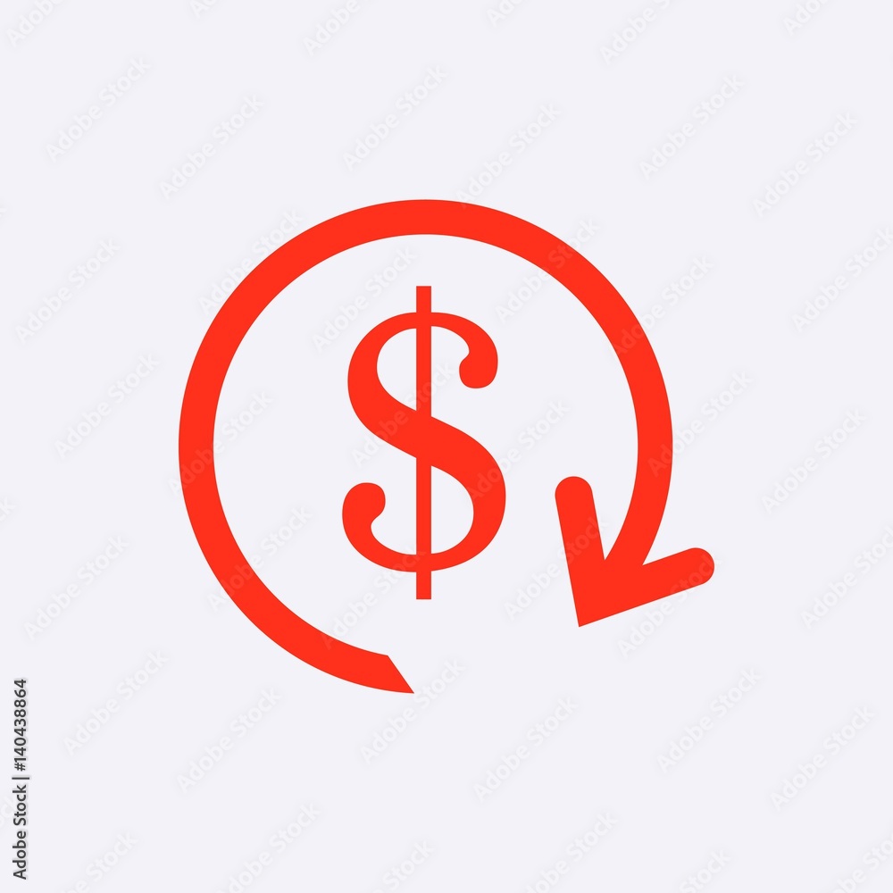 dollar money icon stock vector illustration flat design dollar money icon stock vector illustration flat design